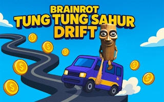 Brainrot Tung Tung Sahur Drift - Crazy Car Racing Game