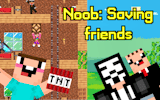 Noob Saving Friends: Mining Adventure