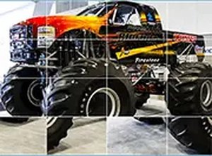 Slide Tiles: Truck Photo Puzzle